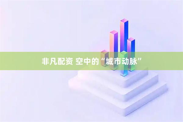 非凡配资 空中的“城市动脉”